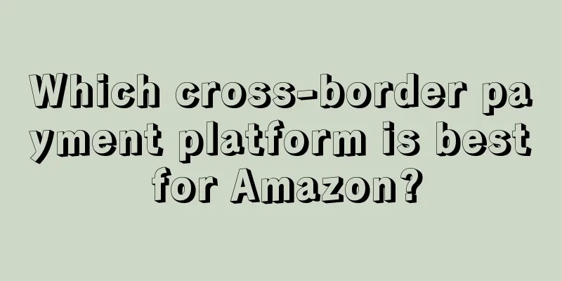 Which cross-border payment platform is best for Amazon?