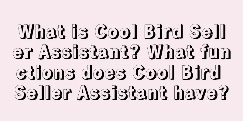 What is Cool Bird Seller Assistant? What functions does Cool Bird Seller Assistant have?