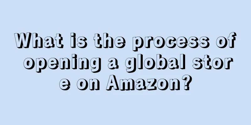 What is the process of opening a global store on Amazon?