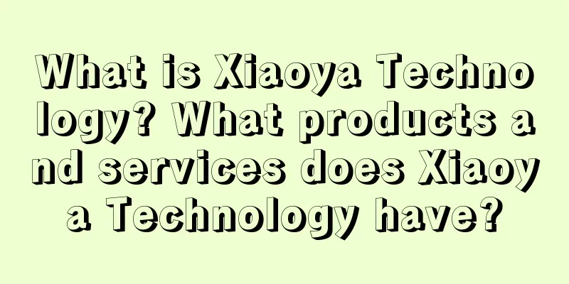What is Xiaoya Technology? What products and services does Xiaoya Technology have?