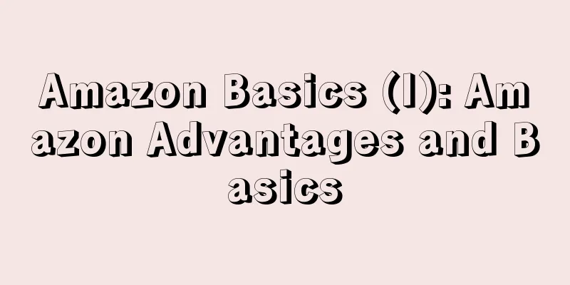Amazon Basics (I): Amazon Advantages and Basics