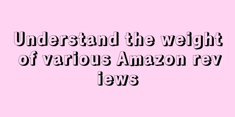 Understand the weight of various Amazon reviews