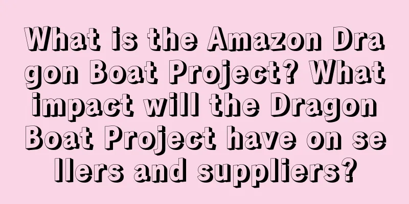 What is the Amazon Dragon Boat Project? What impact will the Dragon Boat Project have on sellers and suppliers?