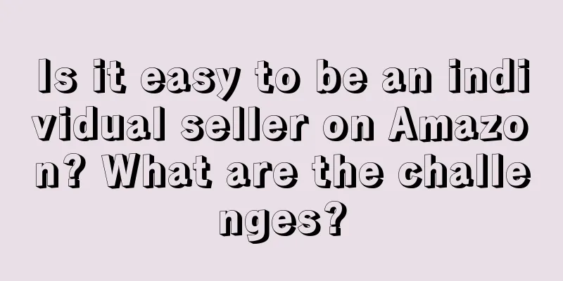 Is it easy to be an individual seller on Amazon? What are the challenges?
