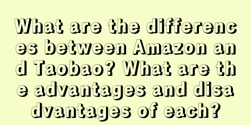 What are the differences between Amazon and Taobao? What are the advantages and disadvantages of each?