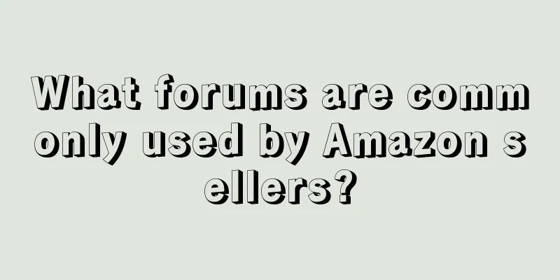 What forums are commonly used by Amazon sellers?