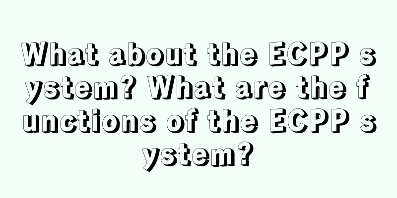 What about the ECPP system? What are the functions of the ECPP system?