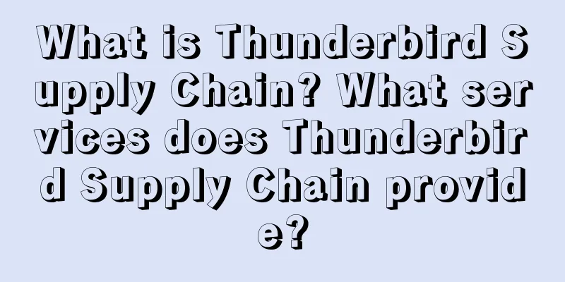 What is Thunderbird Supply Chain? What services does Thunderbird Supply Chain provide?