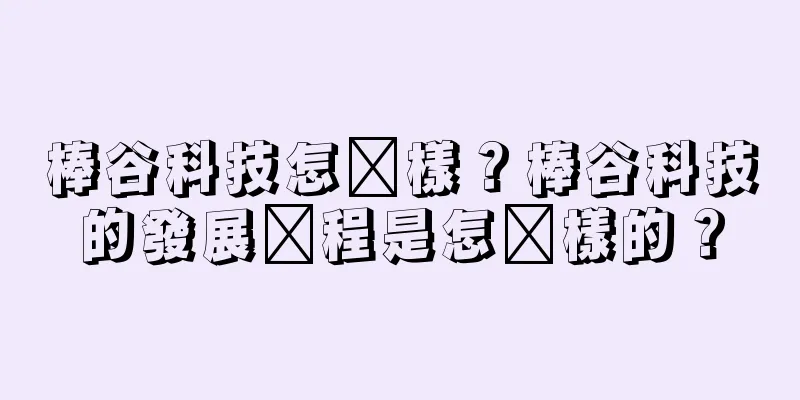 棒谷科技怎么樣？棒谷科技的發展歷程是怎么樣的？