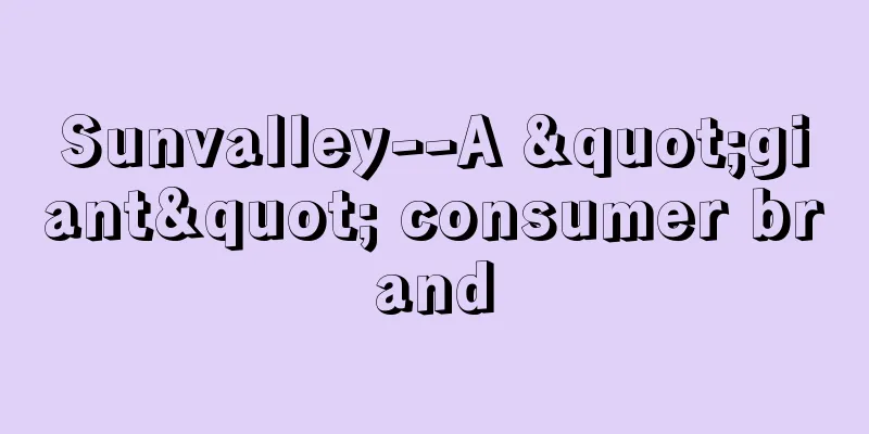 Sunvalley--A "giant" consumer brand