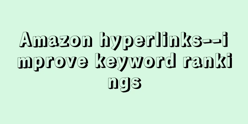 Amazon hyperlinks--improve keyword rankings