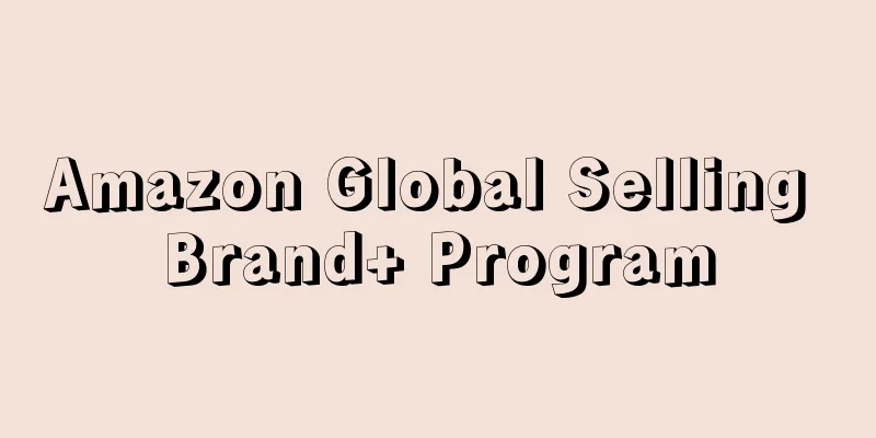 Amazon Global Selling Brand+ Program