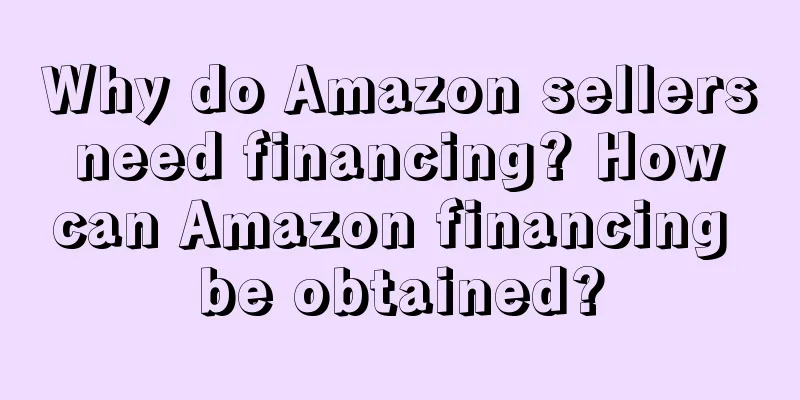 Why do Amazon sellers need financing? How can Amazon financing be obtained?