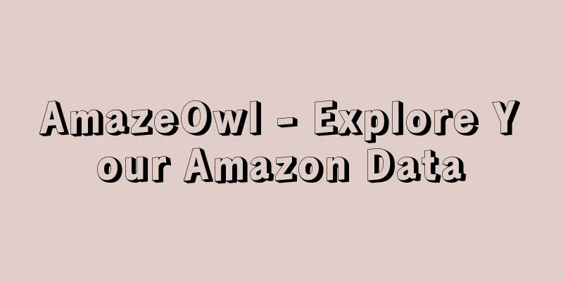 AmazeOwl - Explore Your Amazon Data
