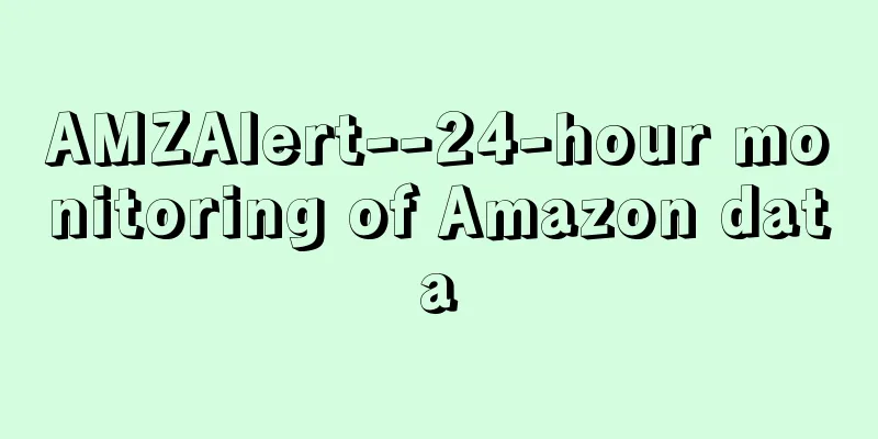 AMZAlert--24-hour monitoring of Amazon data