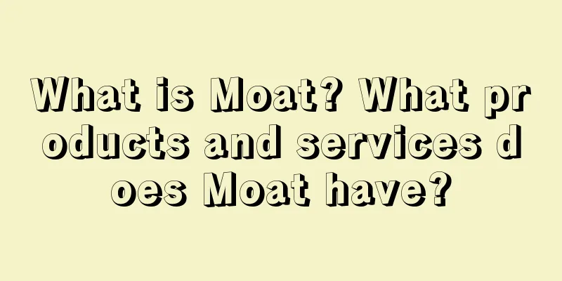 What is Moat? What products and services does Moat have?
