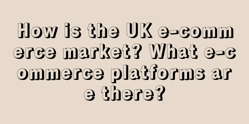 How is the UK e-commerce market? What e-commerce platforms are there?