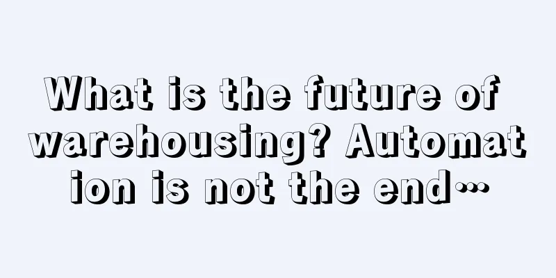 What is the future of warehousing? Automation is not the end…