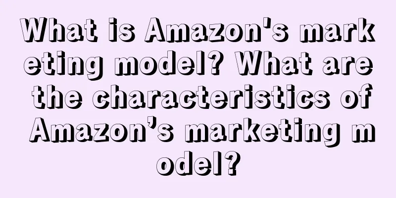 What is Amazon's marketing model? What are the characteristics of Amazon’s marketing model?