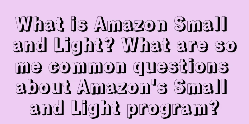 What is Amazon Small and Light? What are some common questions about Amazon's Small and Light program?