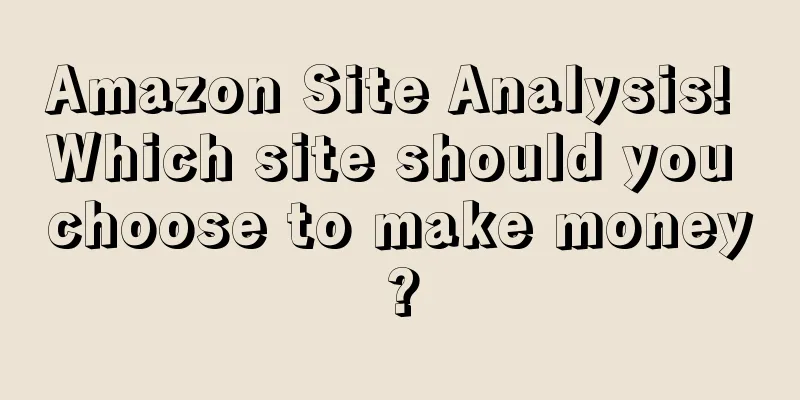 Amazon Site Analysis! Which site should you choose to make money?